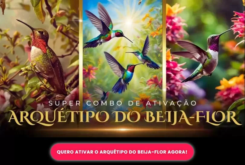 imagem de beija-flor representando como ativar o arquétipo do beija-flor.