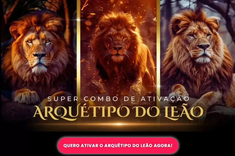 imagem de leões, simbolizando como ativar o arquétipo do leão.