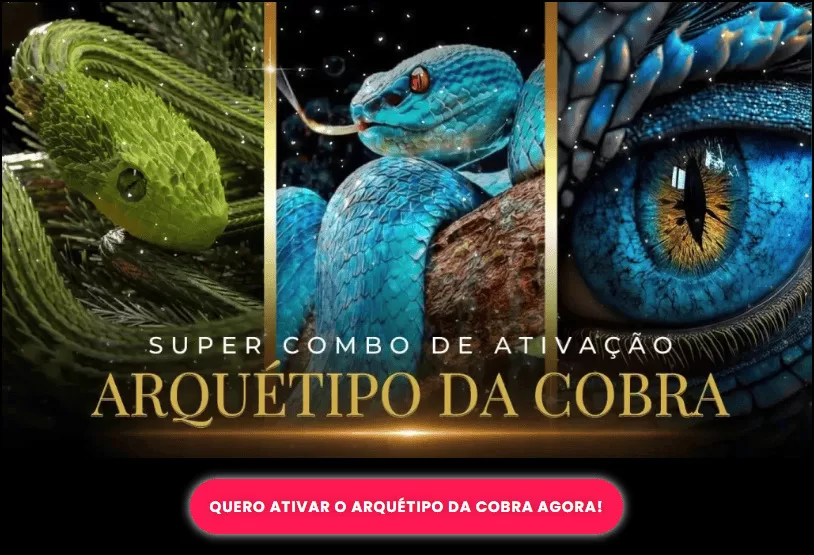 Imagem de várias cobras representando como ativar o arquétipo da cobra.