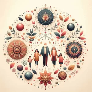 Imagem que representa um guia sobre constelação familiar