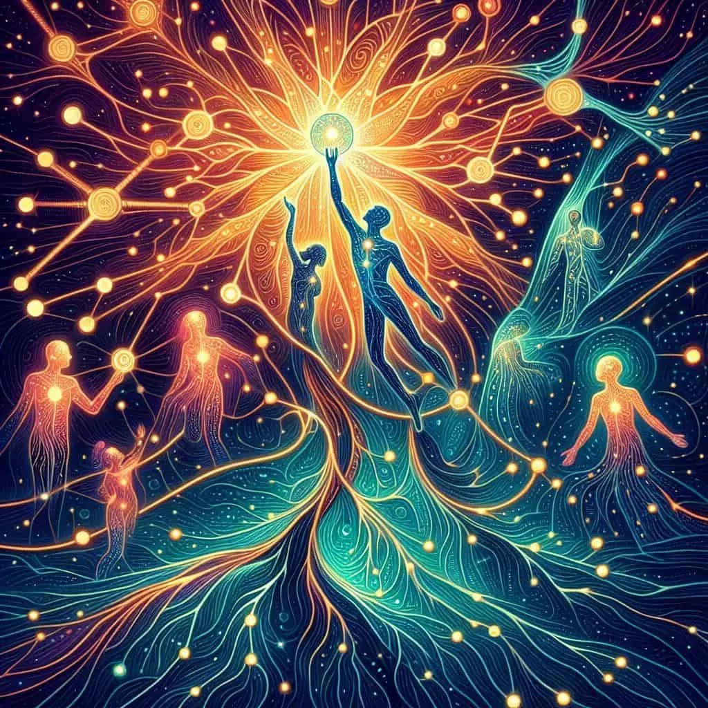 uma imagem de pessoa entrelaçadas, representando a constelação familiar como funciona.